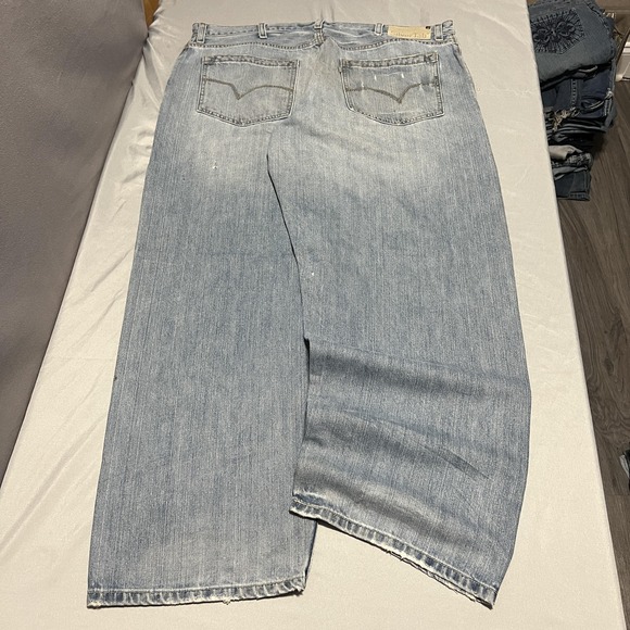 Levi's Other - Levis SilverTab Baggy Jeans Mens 38x30 Blue Wash Relaxed Wide Leg Distressed